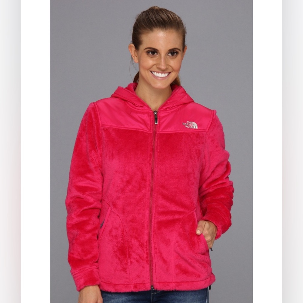 EUC The North Face Hot Barbie Pink Oso Fleece Hoodie